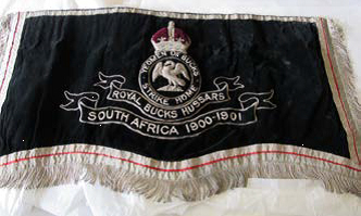 Kettle Drum Banner of the Royal Bucks Hussars, 1906-14