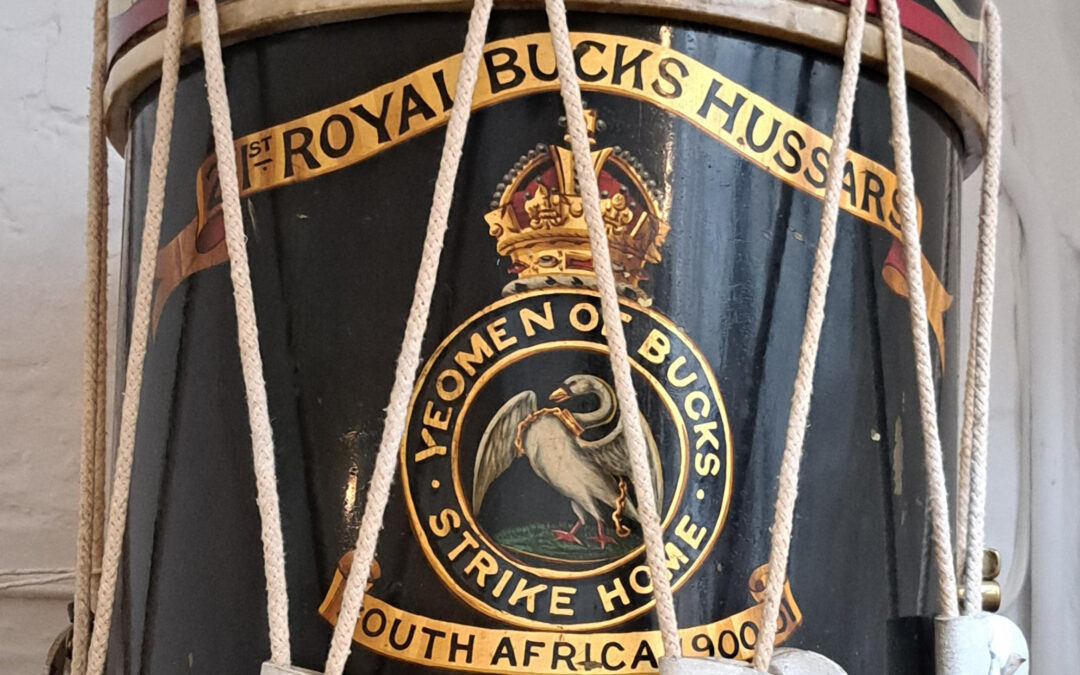 Drum of the 2/1st Royal Bucks Hussars, 1914